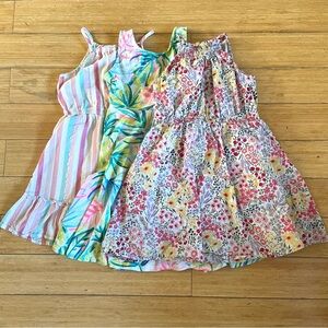 SONOMA Kids Floral and Striped Kids Dresses LOT